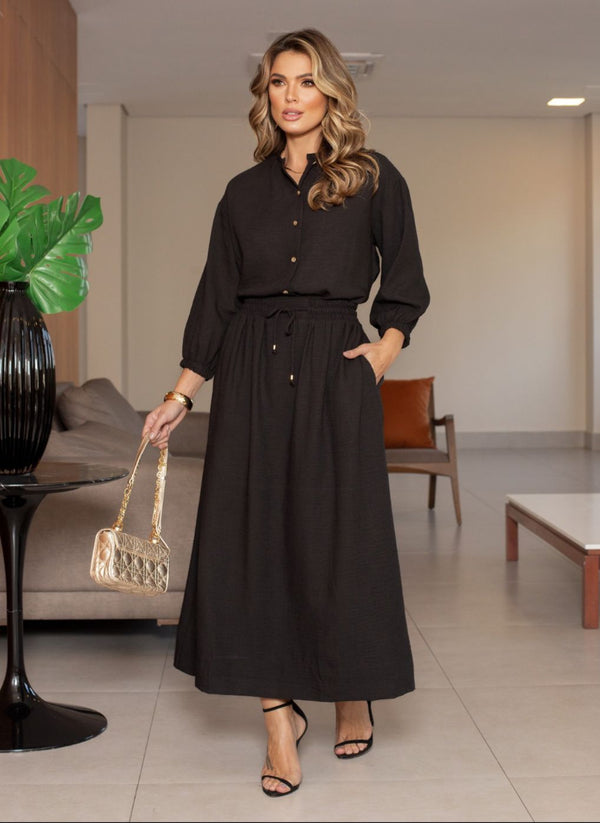 Conjunto Fernanda Alfaiataria Fluida