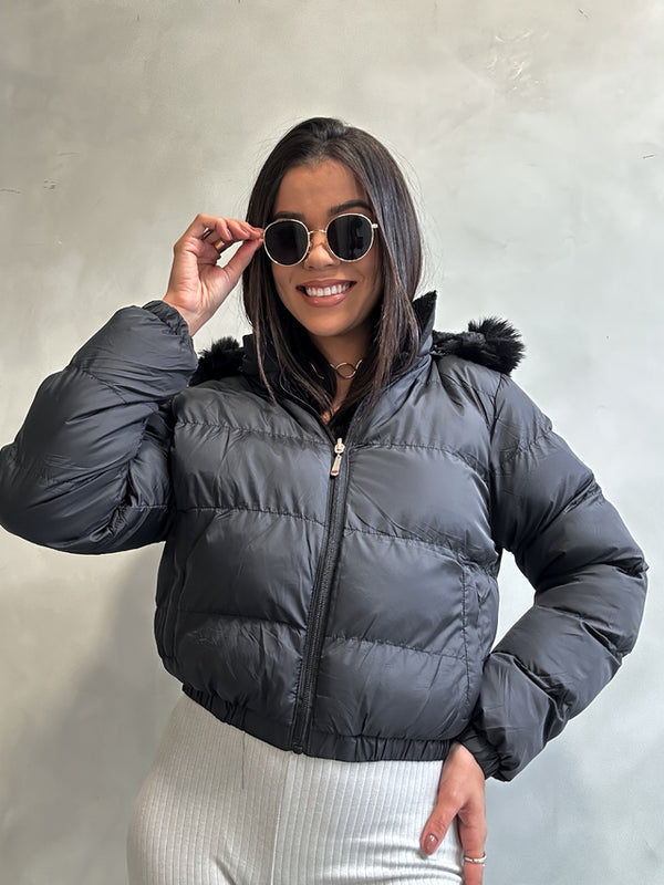 Jaqueta Puffer Dupla Face